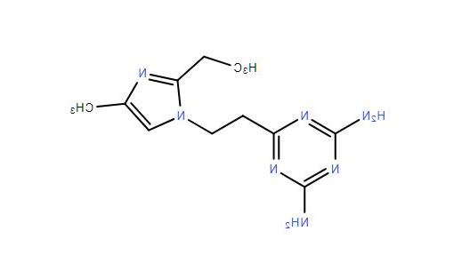 2,4-二氨基-6-[1-（2-乙基-4-甲基-1-咪唑基）乙基]-S-三嗪